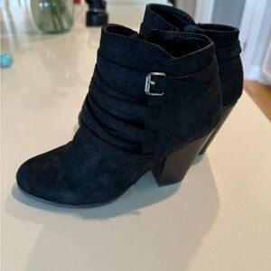 Black ankle boots